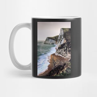 At the cliff edge Mug